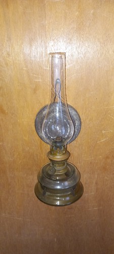 Alte glas petroleumlampe - glas,