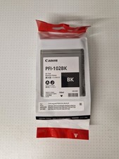 Original Canon Tintenpatrone PFI-102BK Black 130ml, MHD: 2019