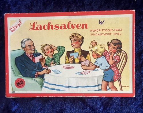 Vintage lachsalven frage und - frage-,