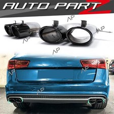 Schwarz Endrohr Auspuffblenden