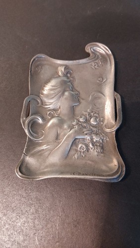 Jugendstil tablett 1900 - jugendstil-tablett, um