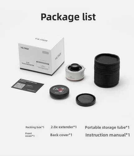 Viltrox 0x lens - viltrox, tc-2.0x
