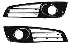 SET Lüftungsgitter GITTER Stoßstange vorne front Für AUDI A8 D4 12.09-11.13