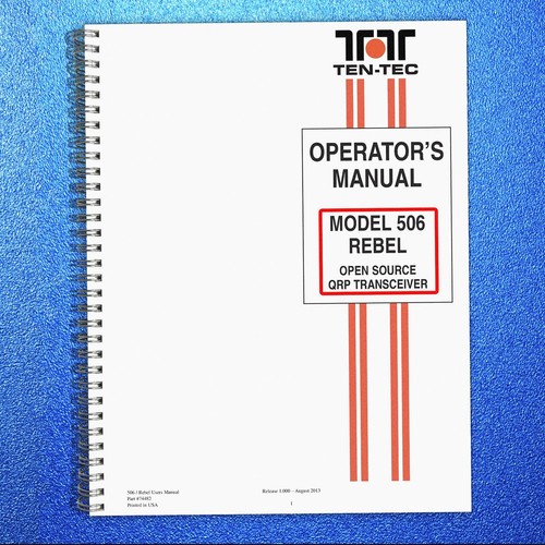 Ten tec rebel model - model, user