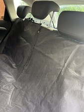 Schwarze Auto-Hundedecke, Autoschondecke für die Rückbank