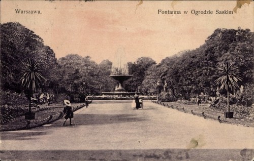 Warszawa warschau polen - ak,