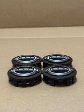 4x 54mm für Nissan Abdeckung Radkappe Nabenkappe Nabendeckel Kappen Schwarz