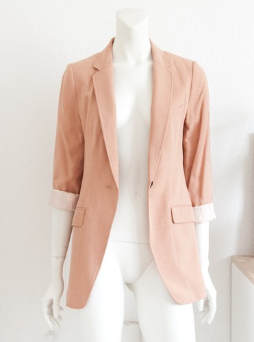 Pfirsichfarbener blazer - h&m,