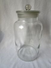 Vorratsglas Bonbonglas sehr großes Glas mit eingeschliffenem Deckel runder Knauf