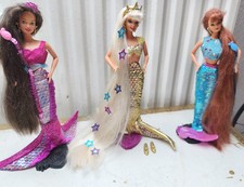 Jewel Hair Mermaid Barbie Midge Teresa Vintage 90er 90s Mattel Set Trio