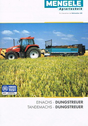 Mengele einachs tandemachs - mengele, /