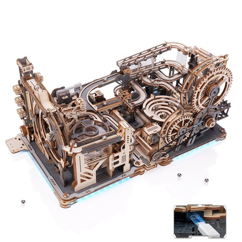 Puzzle kugelbahn spaceport - 3d,