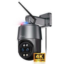 ctronics 10X Hybrid-Zoom 4K 8MP überwachungskamera - Dual-Objektiv 2,4/5GHz WIFI