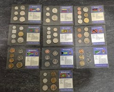 Kursmünzen Sätze, KMS , International ,10 Stück eingeschweißt . Teil 1 .