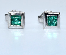 Smaragd Ohrringe 750/18K