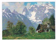 Künstlerkarte WALTER DEVENTER, BERGBAUERNHOF IN DER RAMSAU, Verlag Wiechmann.