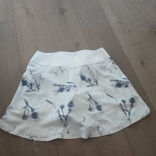 Schöner Rock Sport Golf Tennis Tennisrock Shorts Weiß Blumen Puma M Blau Neu