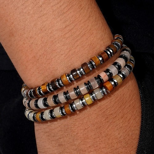 Naturstein stretch armband - ***,