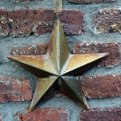 Wanddeko rost stern d22cm - wanddeko,