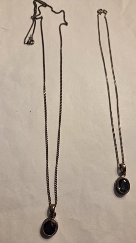 Antik,alte,Silberketten,2×m