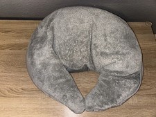 Theraline Plüschmond Stillkissen silbergrau – Ergonomisches Mondkissen