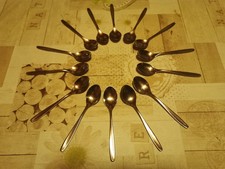 14  Stück WMF Löffel Cromargan Teelöffel Hamburg 90 versilbert Silber  13.4 cm