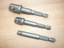 Bit Adapter 3tlg. 1/4" 3/8"