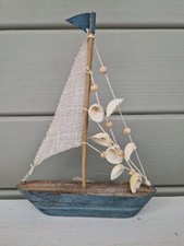Maritime Deko Segelboot Holz