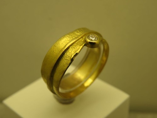 Moderner unikatring - moderner,