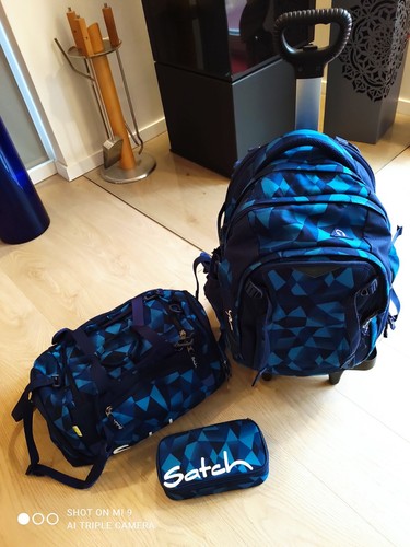 Satch schulrucksack set 3tlg - satch,