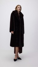 Oversized-Mantel aus Webpelz