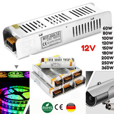 DC 12V LED Trafo Netzteil Schaltnetzteil LED Streifen Transformator 60W-250W