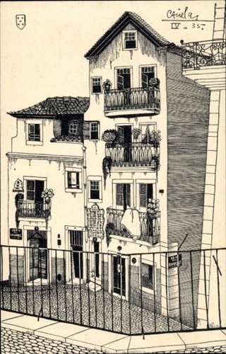 Künstler canelas alfama - ak, canelas,