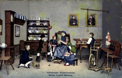 Altenburger bauerntrachten - ak,