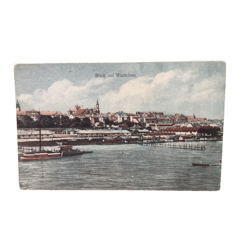 Postkarte warschau polen - postkarte,