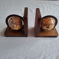 Buchstützen Set retro Holz