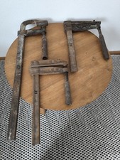 Konvolut alte antike Schraubzwingen DRGM Bessey 