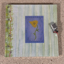 Tagebuch mit Schloss Grün Blau Blume