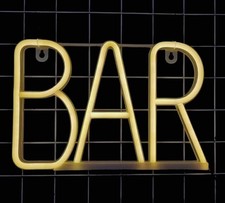 Led bar schild - bar, |