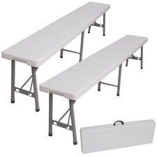 2x Bierzeltbank Klappbank