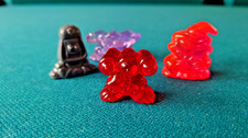 4x Crazy Bones Gogos Figuren (Nr. 23, 35, 48, 53)