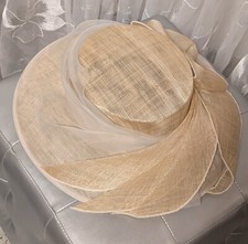 Damen Derby-Sommer-Sonnenhut mit Organza