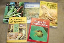 5 Bücher Terrarium Schlangen Reptilien Frösche Käfer Skorpione Heuschrecken