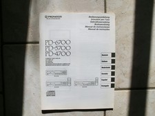 Manual Pioneer PD-6700, PD-5700, PD-4700 Deutsch, Italiano, Netherlands, ...