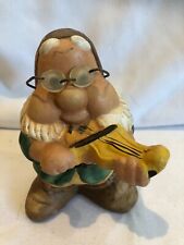 Vintage Keramik Zwergwichtel - nummeriert 9417 - Geiger mit Gläsern