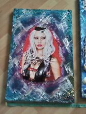 Leinwand, Handmade, ??Kollage, Gothic, Industriel, Punk, Deko?