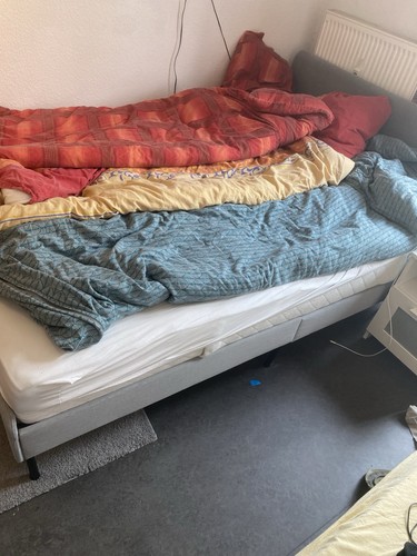 Ikea bettrahmen gepolstert mit - bettrahmen,