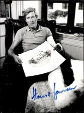 Ak Schauspieler Horst Janson, Autogramm, Zeichnung, Gipsbein - 10919567