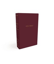 NKJV, Gift and Award Bible, Leather-Look, Burgundy, Red Letter Edition, Thomas N