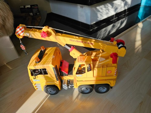 Bruder kran lkw - bruder, gelb